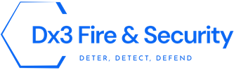 DX3 Fire & Security logo