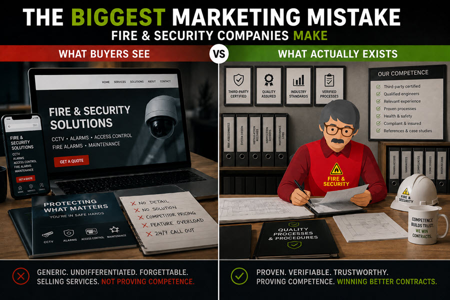 The Biggest Fire & Security Marketing Mistake 1 Biggest Fire and Security Marketing Mistake