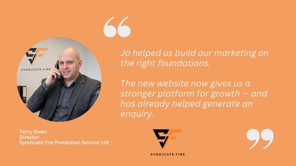 Terry Syndicate fire protection website testimonial Terry Syndicate fire protection website testimonial