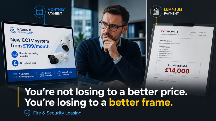Fire & Security Leasing: You’re Not Losing to a Better Price. You’re Losing to a Better Frame.